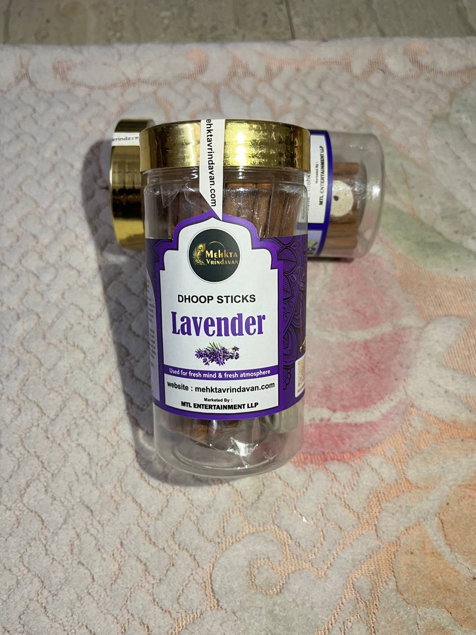 6249196429960219814_121 Lavender Premium Dhoop Sticks - Image 1